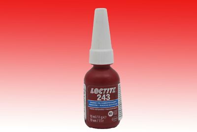 Schraubensicherung LOCTITE 243, mittelfest bis Gewinde M36, Farbe: blau, 10ml