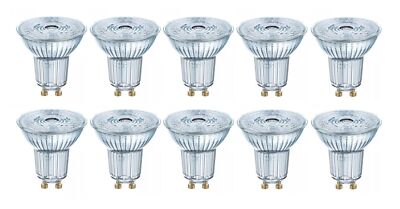 10er Osram LED GU10 PAR16 2,6W = 35W Reflektor 36° 230lm 230V Warmweiß 827 2700K