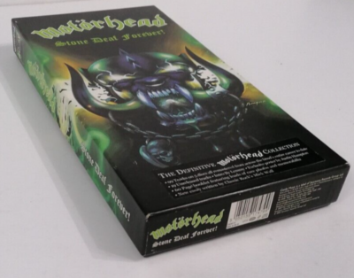 Motorhead Stone Deaf Forever! CD Box Set Includes Booklet & Poster