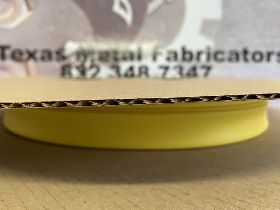 Tubo de poliolefina flexible termocontraíble amarillo 3M FP-301 3/4” x 200’ cantidad 3 Foto 2 de 4