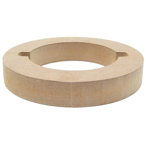 MDF Custom Tweeter Adapter Rings 2.9" ID x 4.3" OD Car Audio Installation 2-Pair - Picture 5 of 5