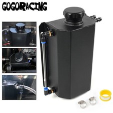 Universal 2l Aluminum Coolant Radiator Overflow Reservoir Expansion Tank Black Universal 2l Aluminum Coolant Radiator Overflow Reservoir Expansion Tank Black