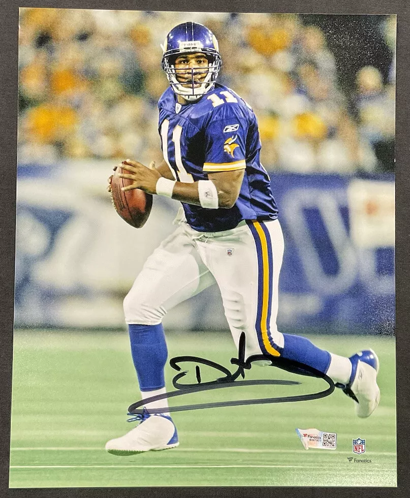 DAUNTE CULPEPPER Signed Autograph 8x10 Minnesota Vikings Photo