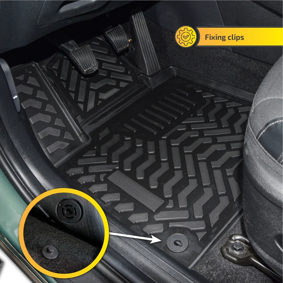 Tapetes forrados para Acura TSX 2009-2014 4 piezas personalizados 4 piezas de goma de alta resistencia Foto 4 de 4