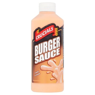 CRUCIALS SAUCE EXTRA SCHARF CHILISAUCE KNOBLAUCH MAYO JOGHURT MINZE 3 x 500ml FLASCHEN 