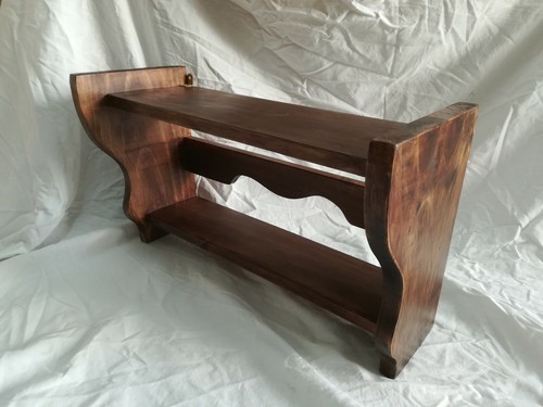 ESTANTERÍA de madera, ideal para colgar, de estilo rústico. 50 cms. largo - Imagen 7 de 12
