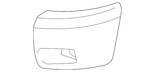 Tapa de extremo de impacto de parachoques para Chevrolet Silverado Sierra 2007-2012 (N/P 15891691)
