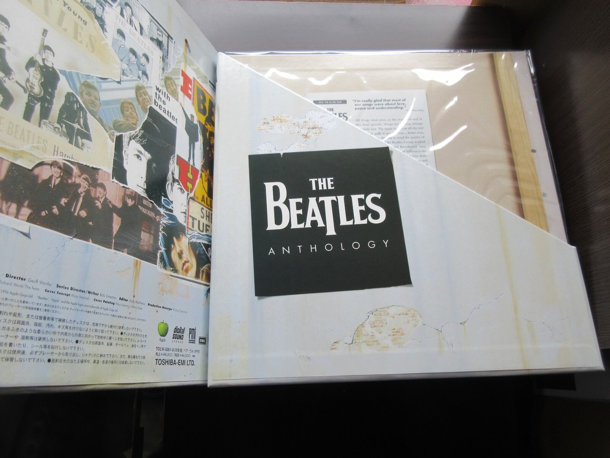 Beatles Anthology Japan Sealed 8 Laserdisc Box TOLW-3261-8 Lennon