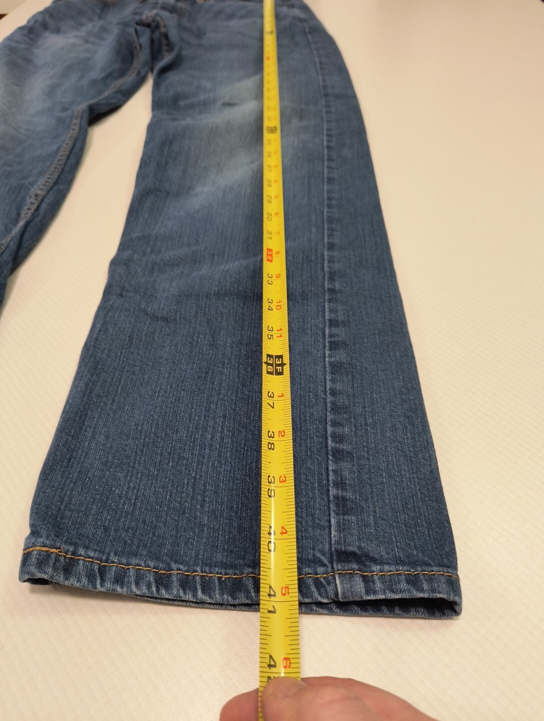 Levi's 505 Regular Fit Mens Straight Leg Jeans Sz 34x41 Medium Wash *Rare R Tab* image 8