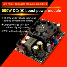 500W DC11-27V to DC27-50V Adjustable Step Up Voltage Regulator Power Converter