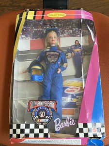 nascar barbie 50th anniversary ebay