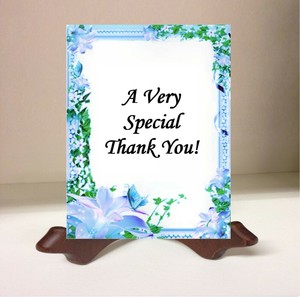 Stunning White Lily Green Personalized Wedding Thank You Cards Stunning White Lily Green Personalized Wedding Thank You Cards