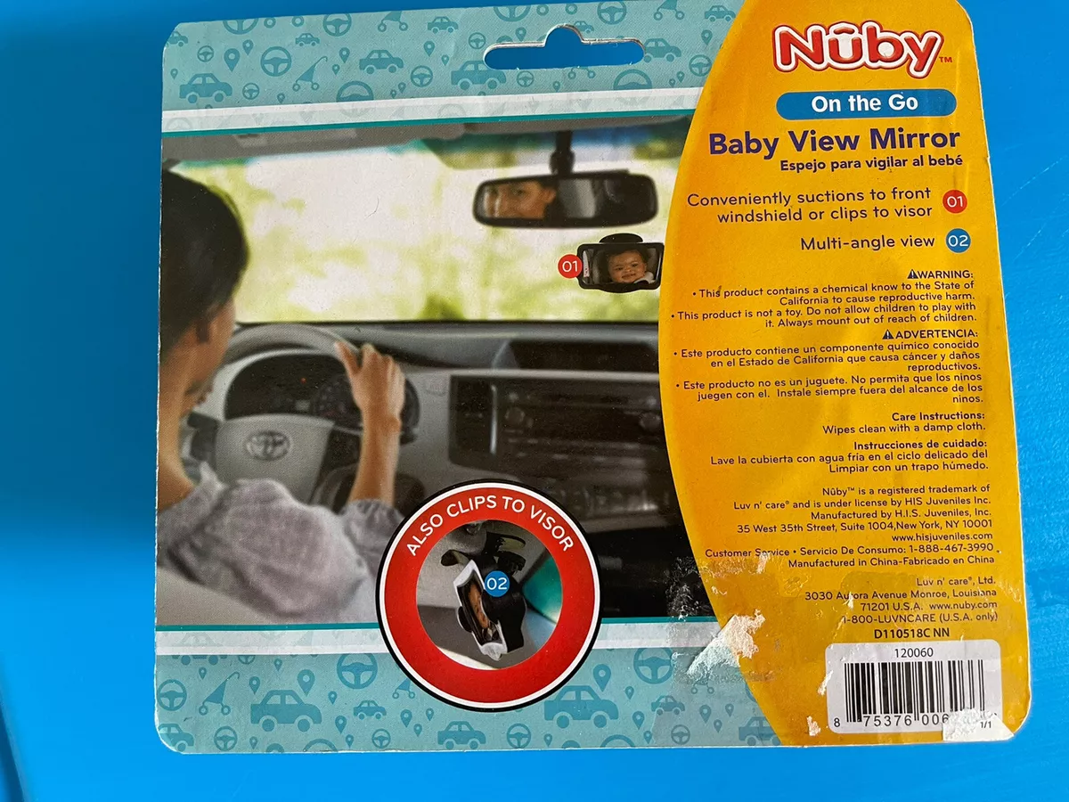 Nuby on the clearance go baby view mirror