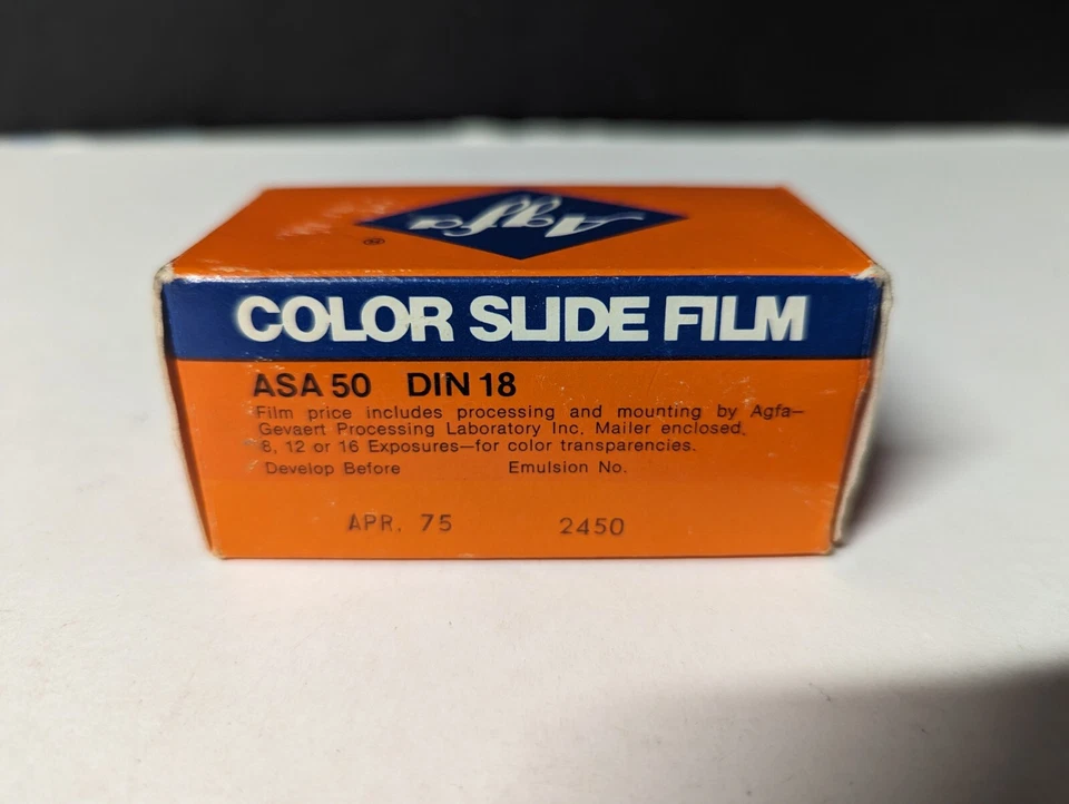 Agfa Agfachrome CT18 135-20 20 EXPOSURES EXPIRED. Apr 1975 - Image 3 of 4