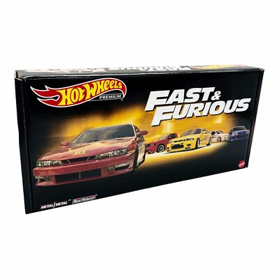 HOT WHEELS Fast & Furious Premium Pack, 5 Autos, Limited Edition Box Rar Selten