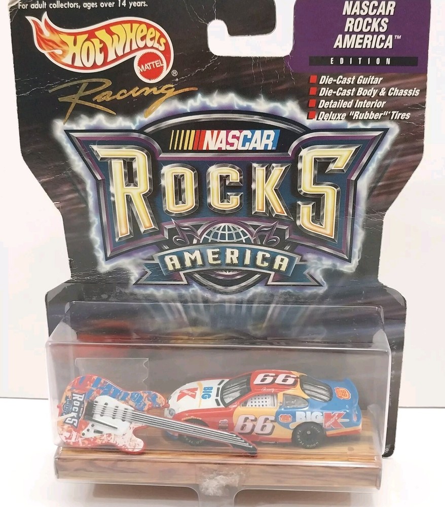 Hot Wheels Racing NASCAR Rocks America #66 Darrell Waltrip with Guitar #N014