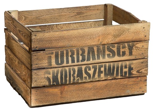 3 x Massive geflammte Apfelkisten "TS" holzkisten Obstkisten Weinkisten - Bild 2 von 7