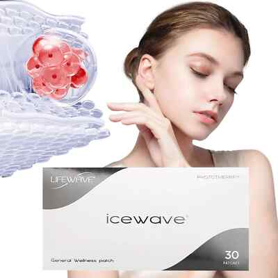 LifeWave IceWave, 30 Patches - Pain Relief Non-Drug - Exp 12/ 2026