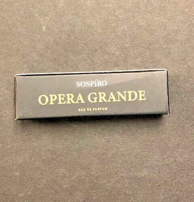 OPERA GRANDE by Sospiro Eau De Perfume Spray 3ml sample size (Unisex)