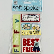 Me & My Big Ideas A Kid's Friendship Soft Spoken Dimensional Embellishments