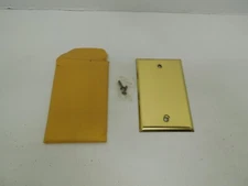 Mulberry 64151 1-Gang Polished Brass Blank Cover Plate - NEW