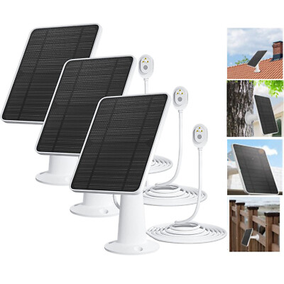 3xMagnetic Solar Panel Charger for Arlo Ultra/Ultra2/Pro 3/Pro