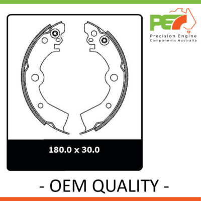 New * PROTEX * Brake Shoes - Rear For NISSAN PULSAR N14 2D H/B 4WD.