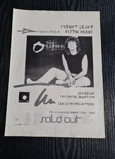 Listing image for ROBERT PLANT IN THE MOOD 1983 SINGLE MUSIC ADVERT 8.5X11" POSTER