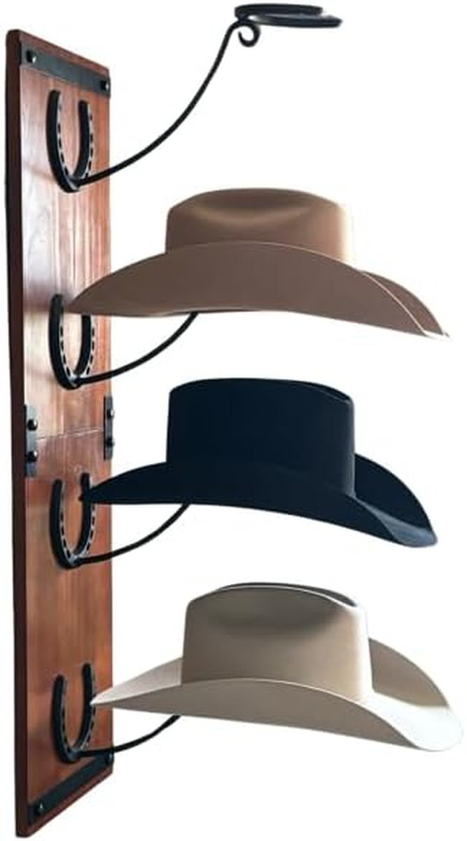 Cowboy Hat Rack for Wall Mount X X Wood Cowboy Hat  Holder
