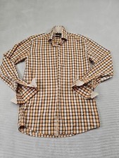 Steven Land Shirt Mens 15 1/2 34 35 Button Up Dress Shirt French Cuff Modern Fit
