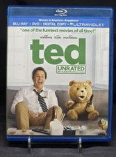 UNIVERSAL PICTURES - TED UNRATED - BLU-RAY & DVD COMBO - 2012 - MARK WAHLBERG