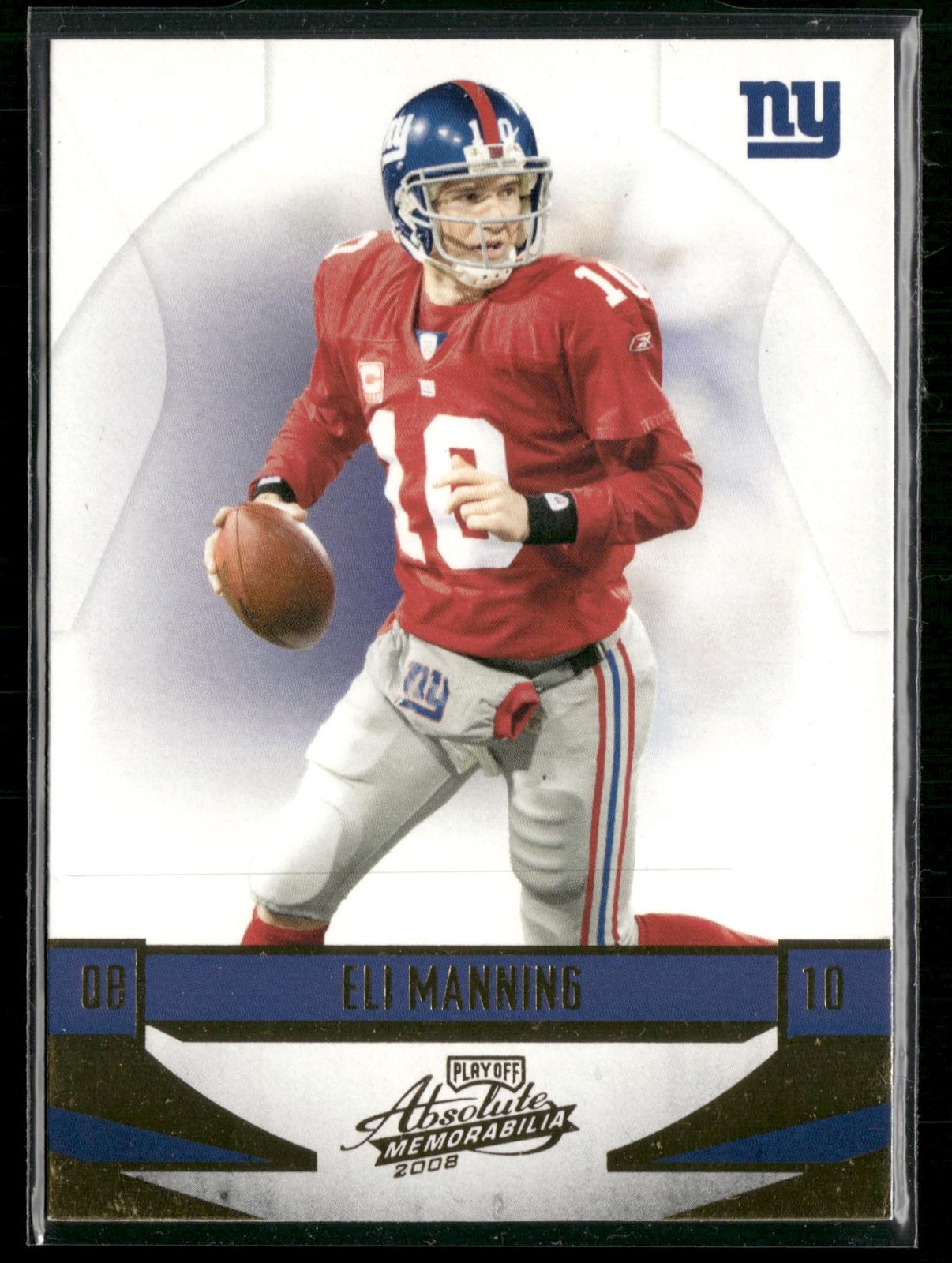 Eli Manning 2008 Playoff Absolute Memorabilia #96 New York Giants