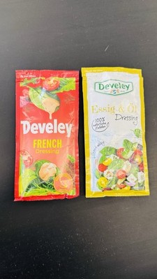 20x Develey French Salatdressing und mild würzigen dezente Süße 75ml, MHD abgel.