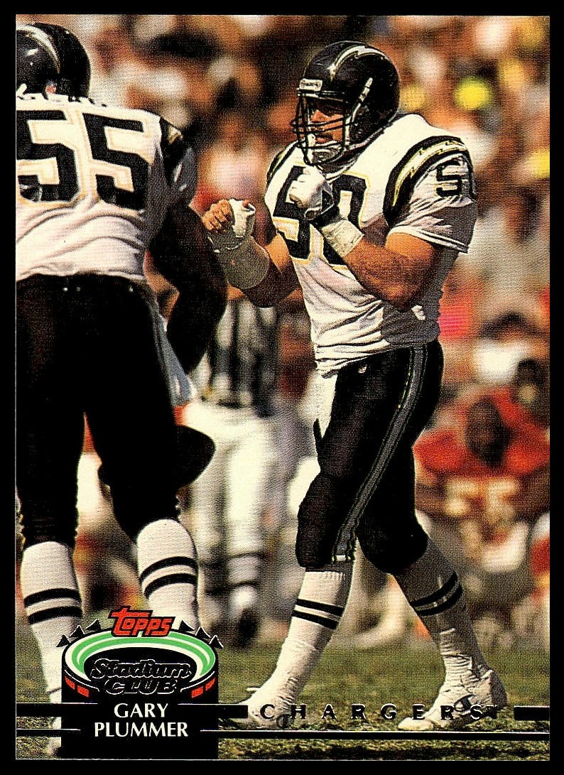 Gary Plummer 1992 Stadium Club #203