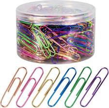 Large Paper Clips, Jumbo Paper Clips, 480 Pcs Colored Paperclips 2 Inch for Offi