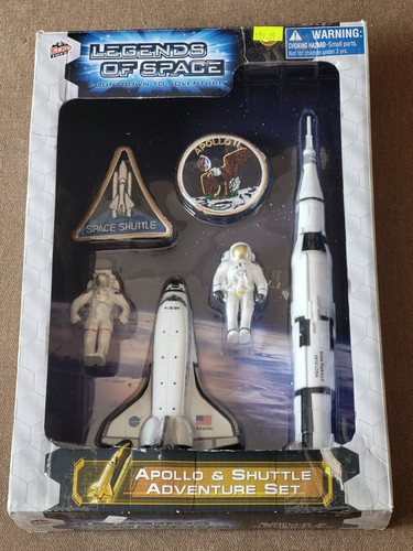 Apollo Space Rocket & Shuttle Adventure 6 Piece Toy Set - With...