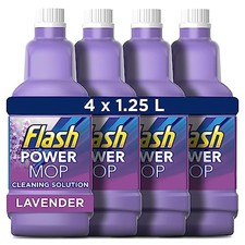 Power Spray Mop Floor Cleaner Multi-Surface Cleaning Liquid Lavender 5L 6.96 per litre