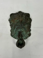 Antique Victorian Northwind Face  Door Knocker 8.5" x 5.5"