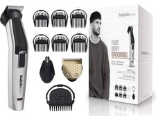 BaByliss 10-in-1 Titanium Multi Trimmer Face and Body Grooming Kit