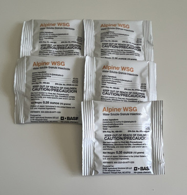 Alpine WSG Water Soluble Granule Insecticide Packet 0.35 oz 5 Pack