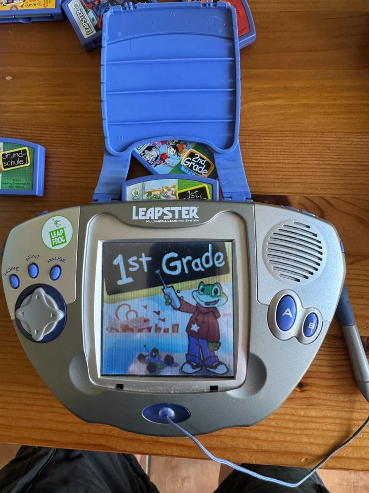 Leapster LeapFrog English learning game englisch lernsystem Spielkonsole case