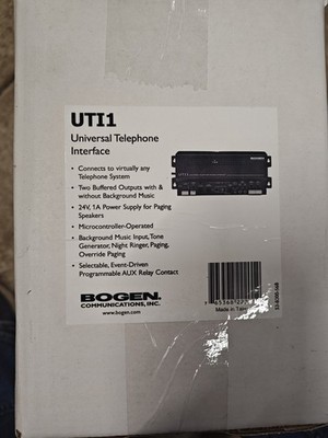 New Bogen Communications UTI1 Universal Paging Telephone Systems Interface