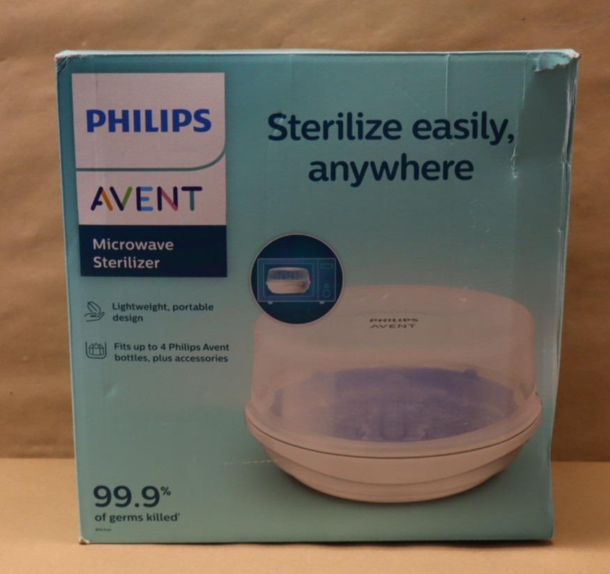 Philips Avent Microwave Steam Sterilizer for Baby Bottles, P