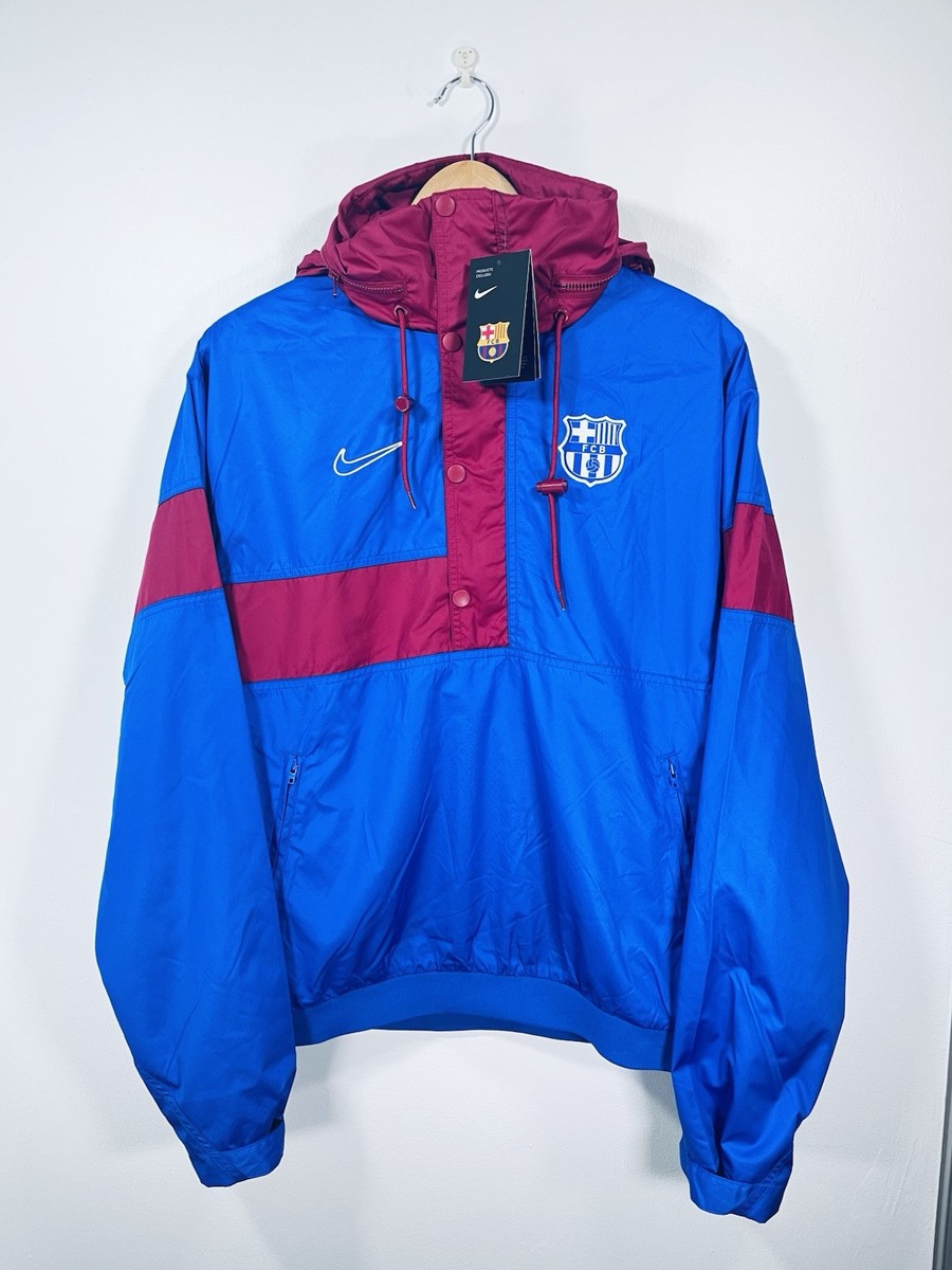 Anthem Jacket Anorak Fc Barcelona 2021 Fc Barcelona Windbreaker