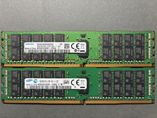 2X Samsung 16GB 2Rx4 PC4-2133P DDR4 ECC Registered Server RAM M393A2G40EB1-CPB0Q