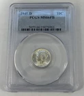 1945 - D PCGS MS66FB MERCURY DIME!!