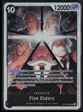 one piece card game 5 elders alt art 2025 Carrying On His Will Alternate #OP13-082 Five SP variation to centering Five Elders Alt Art from