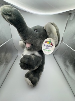 Vintage Fantasy Faire EXCALIBUR Hotel Casino Elephant Plush - 16'' New With Tags