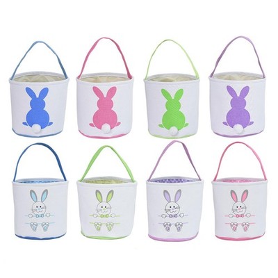 Lovely Easter Bunny Basket ,Handbag Easter Rabbit Buckets Bag For Children Daily