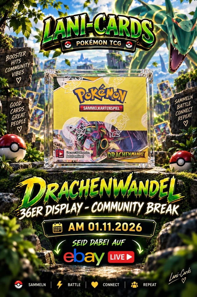 🔴Drachenwandel Display Community Break und Einzelkarten Sundaaaay 🐍🐍🐍
